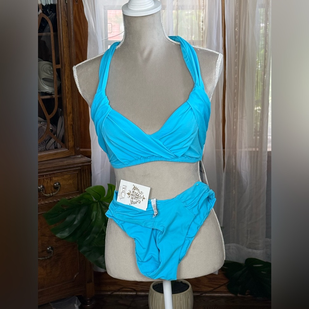 ☀️SUMMER CLEARANCE SALE☀️ Becca Blue Halter Bikini Set